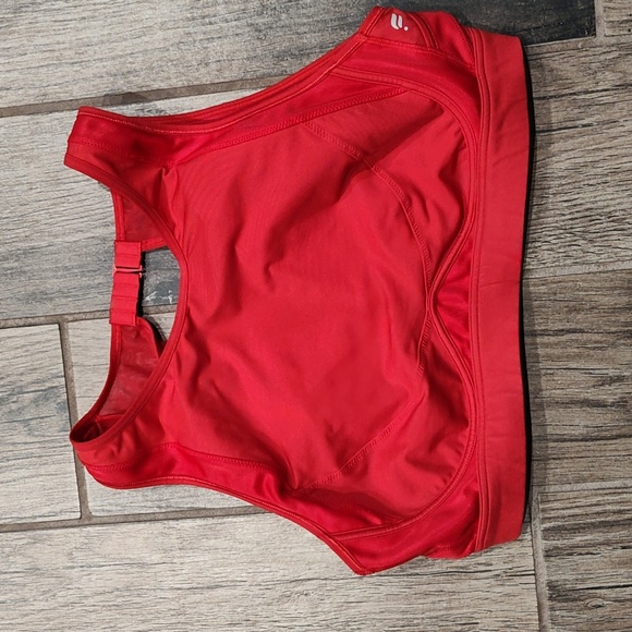 Fabletics Blare High Impact Sports Bra II Size XL Red - Picture 3 of 15